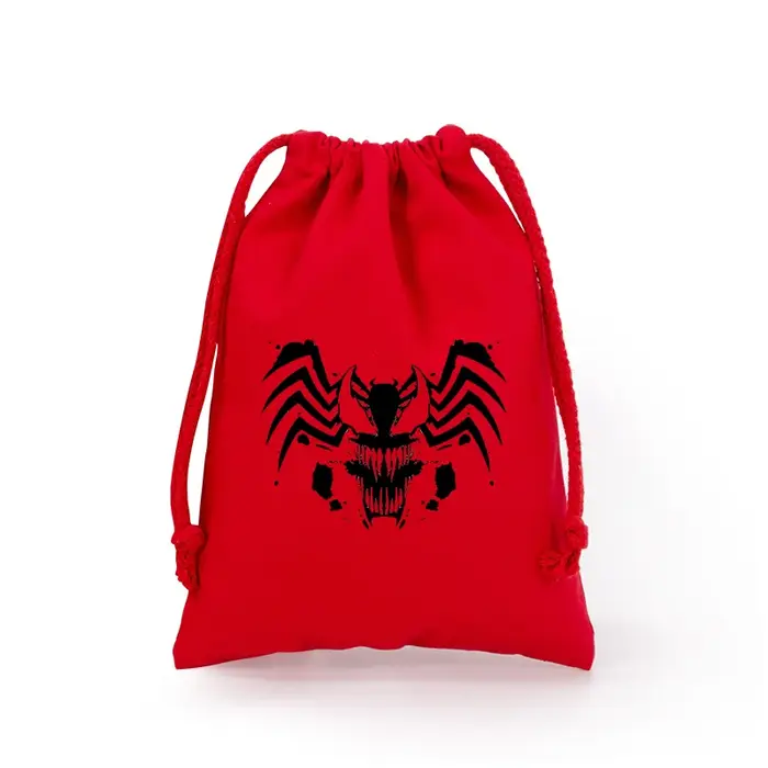 Venom grand sac à cordon sac à dos paquet impression personnage de dessin animé motif pochette capac