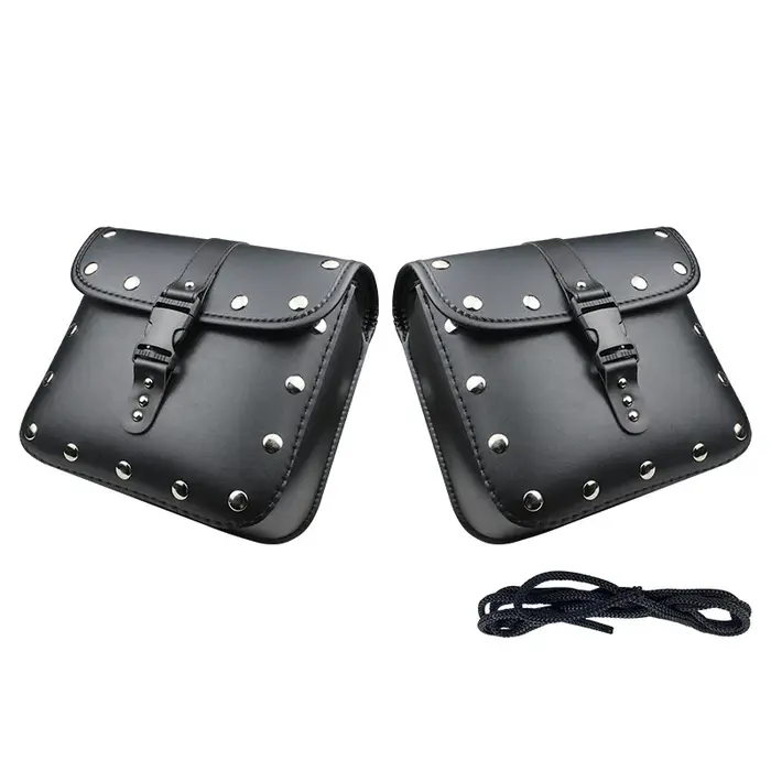 RiSALE-Sac à dos en cuir PU pour appareil de moto