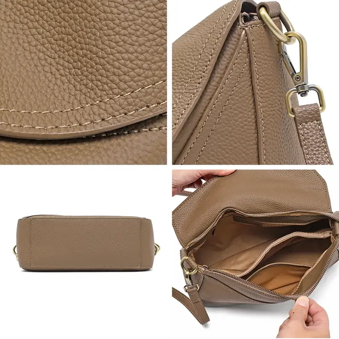 Nouveaux sacs à main de haute qualité en cuir véritable femmes sac fourre-tout de luxe en peau de va