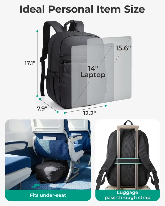 BAGSMART Sac à dos pour ordinateur portable 15