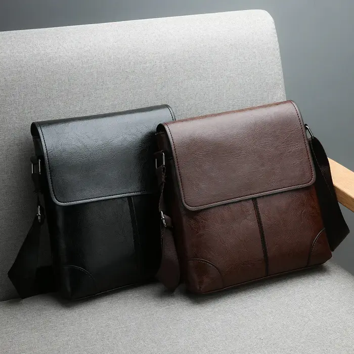 Hommes sacs à bandoulière pour IPAD cuir affaires sac à main