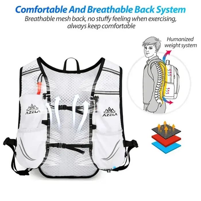 Sac à dos d'hydratation pour la course à pied