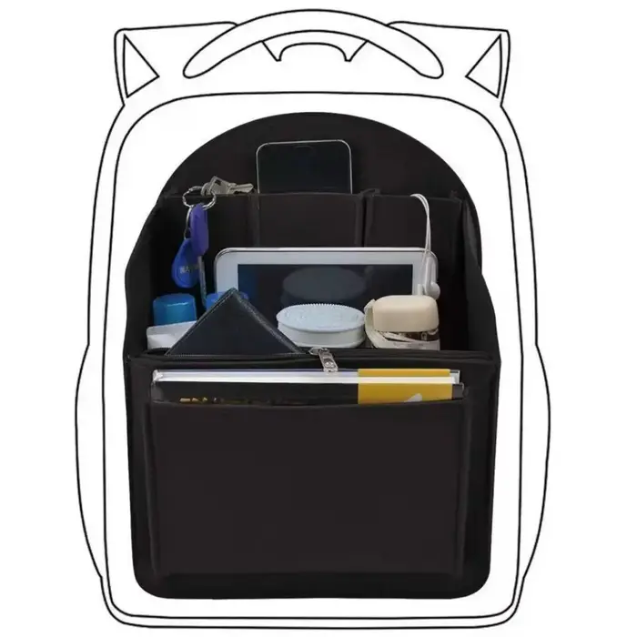 Sac à dos Portable insérer petit sac sacs à cosmétiques organisateur de maquillage sac de voyage intérieur diviseur sac