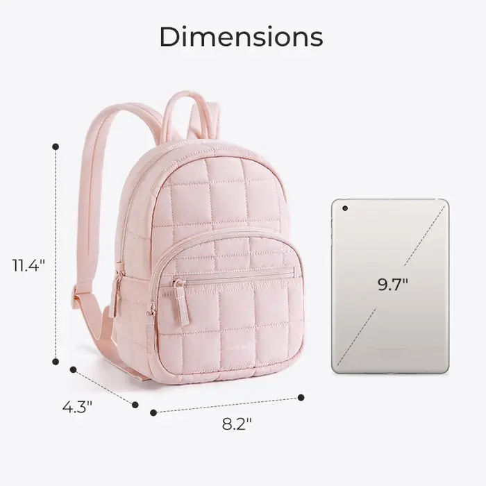 BAGSMART petits sacs à dos femmes mignon fille collège livre sac multi-fonction Mini sac à dos pour loisirs voyage Simple femme sac à dos