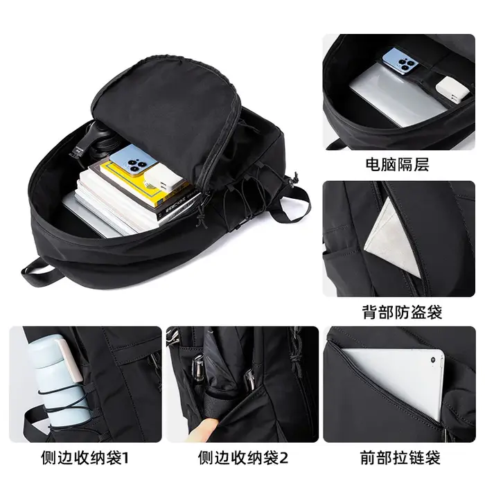 Sac à dos Oxford pour hommes, léger, Simple, pour ordinateur portable de 14 pouces, unisexe, décontr