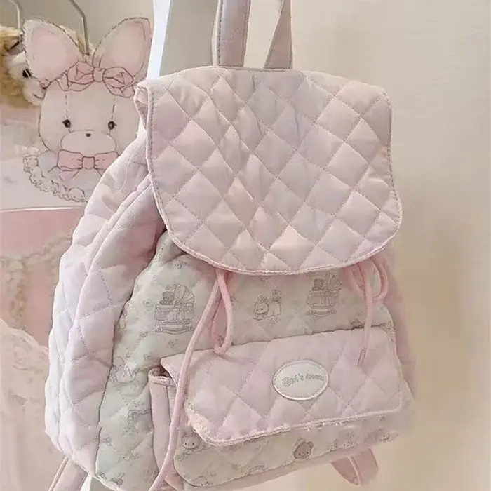 Sac à Dos Rose de Grande Capacité