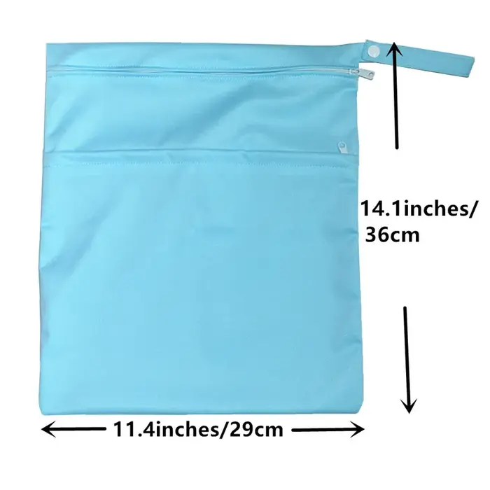 [SIGZAGOR]-Sac sec à dos avec deux fermetures éclair pour couche-culotte