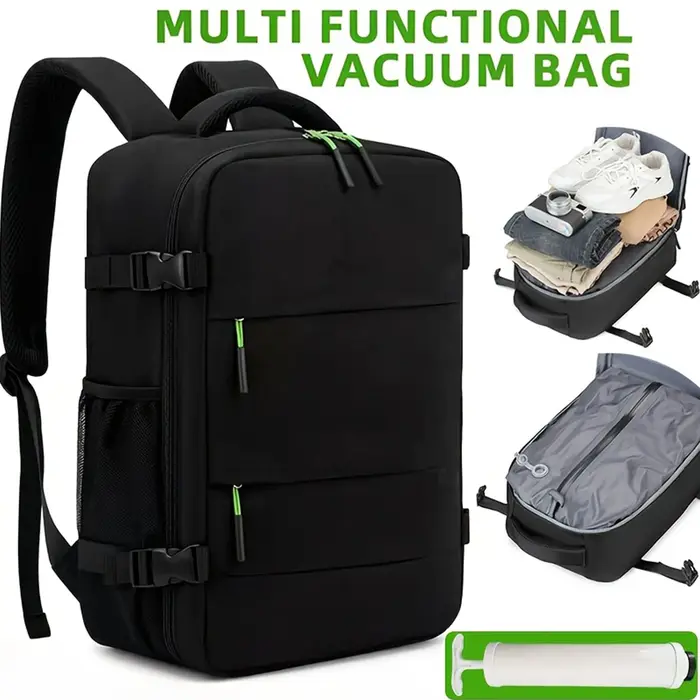 Sac à dos de voyage à compression sous vide