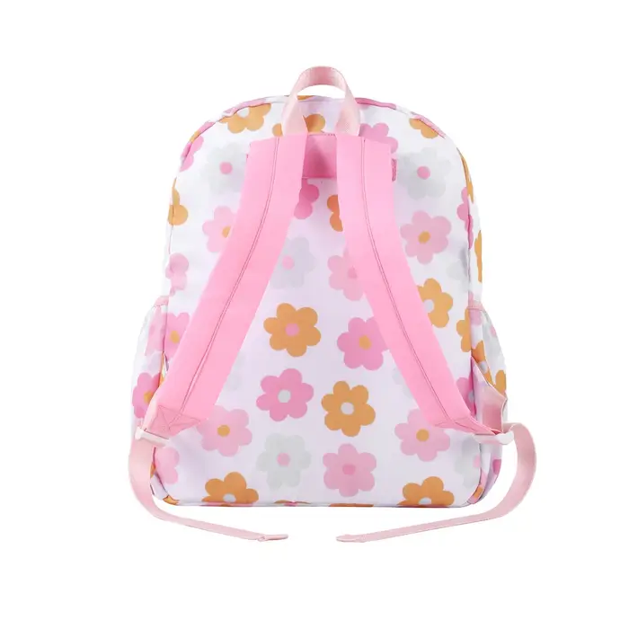 Sac à dos en nylon fleuri pour enfants