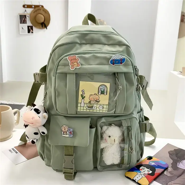 Sac à dos pour filles, sacs d'école mignons pour étudiants et adolescents