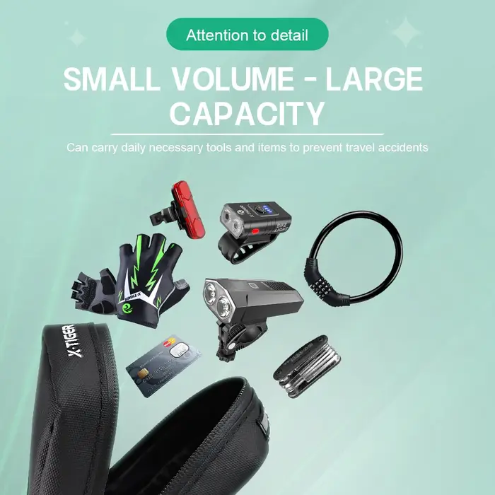 X-TIGER sac de vélo Mini sac arrière Portable Kit d'outils
