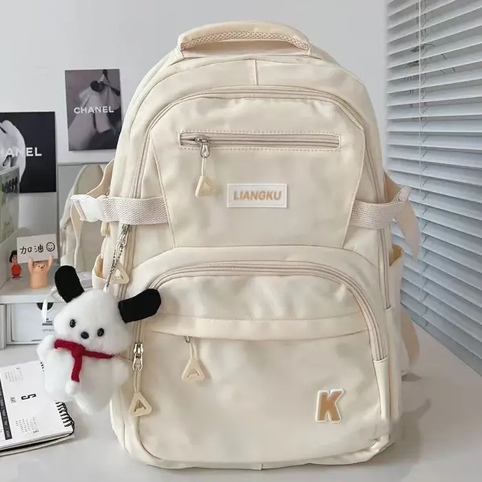Sac à dos scolaire mignon grande capacité, sac à dos pour lycéens et étudiants, style Instagram, sac