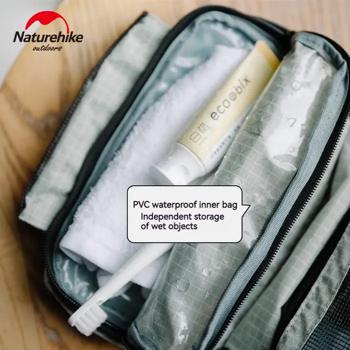 Naturehike Camping randonnée trousse de toilette voyage sac cosmétique plage piscine surf Portable grande capacité transporter sac étanche