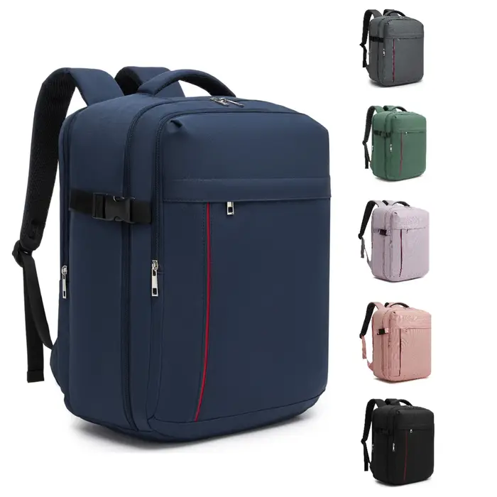 Sac à dos de voyage KONO pour Ryanair & Eurowings (40x30x20 cm, 24L) - Ultra-léger avec port de char