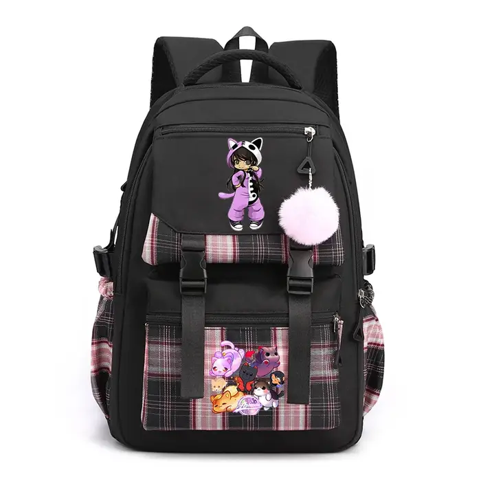 Aphmau imprimer sac à dos mignon dessin animé Sport sac à dos pour garçon fille Kawaii sac à dos ordinateur portable