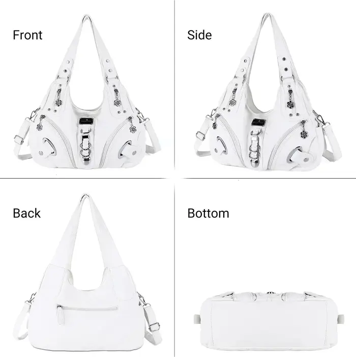 Sac à main polyvalent pour femme, sac à bandoulière noir tendance, sac à poignée supérieure, sacoche