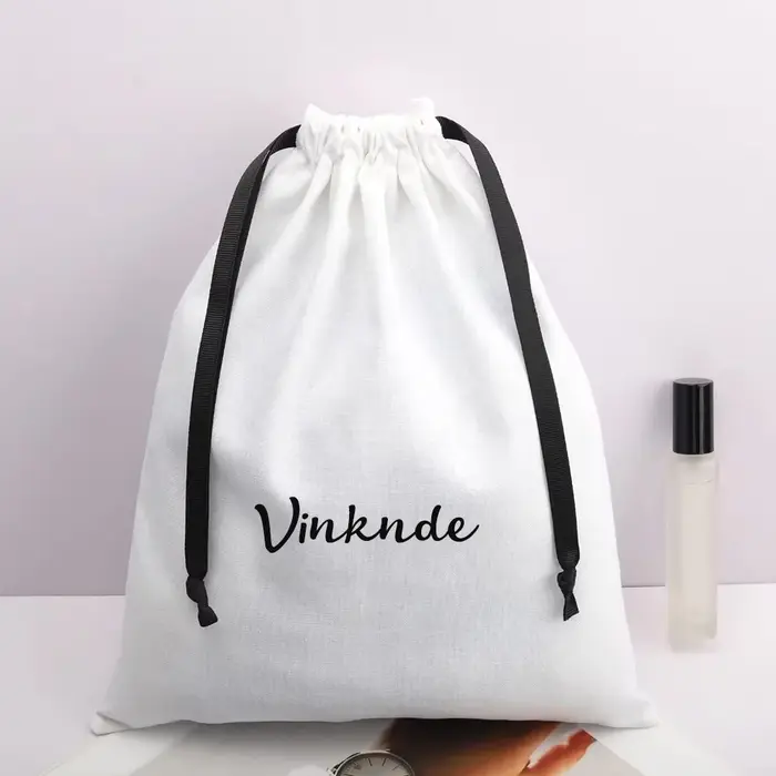 Sac à cordon en coton biologique avec Logo personnalisé