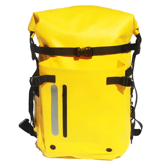 Sac à dos étanche – Fermeture à roulettes robuste, sac sec pour palmes de plongée et matériel de plo