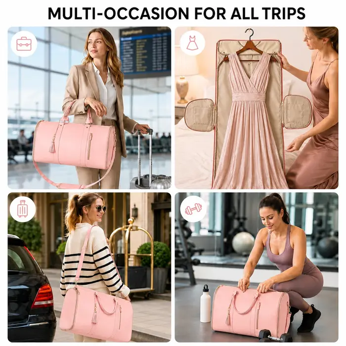 Sac de voyage 2 en 1 pour vêtements