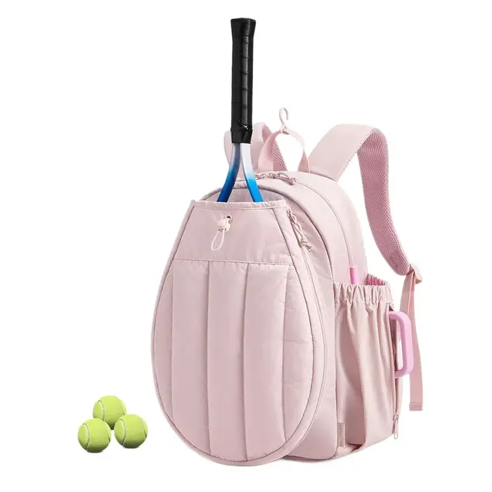 Sac de raquette rose 20L pour 2 raquettes de tennis