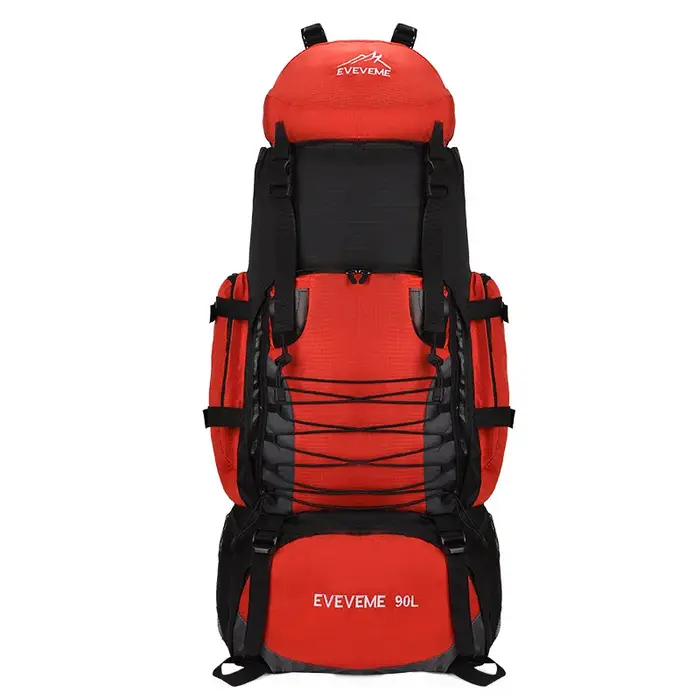 90L randonnée en plein air sport sacs de voyage respirant imperméable alpinisme sac à dos grande cap