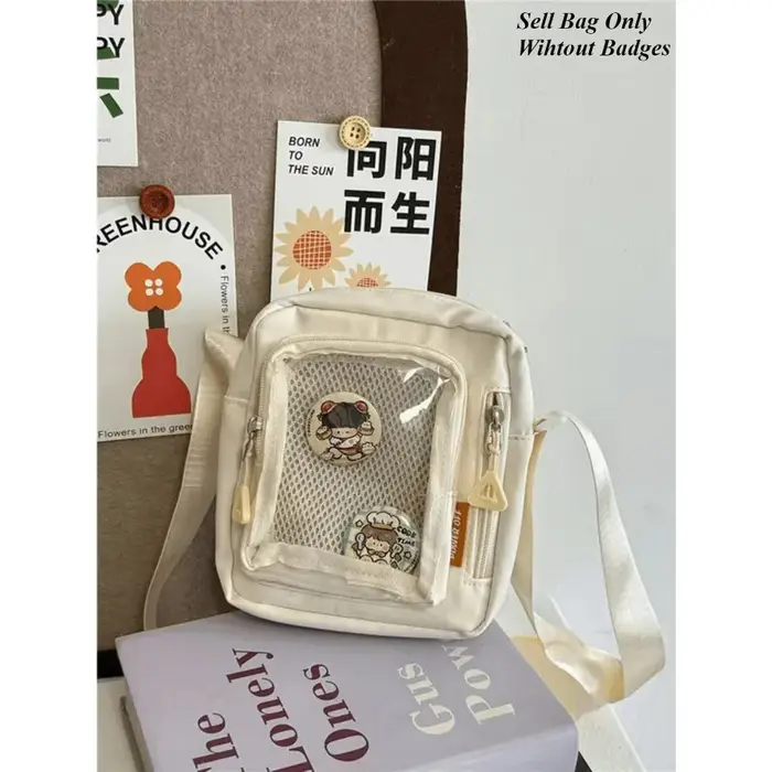 Mini Itabag femmes coréennes décontracté sacs à bandoulière poche transparente petit sac
