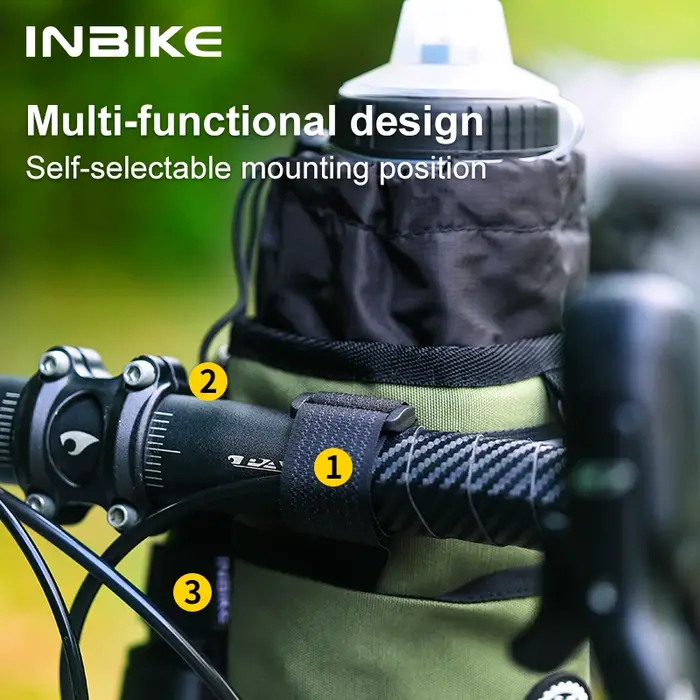 Sac de rangement multifonctionnel pour guidon de vélo