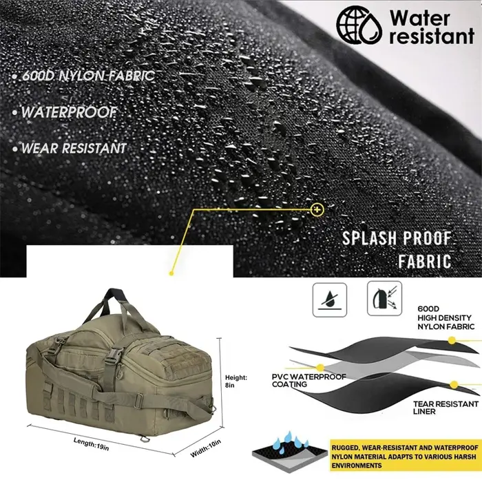 30L 45L 80L grand sac de sport sac à dos tactique sacs de Camping en plein air Molle hommes