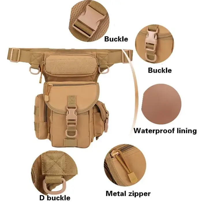 Sac de jambe tactique pour hommes
