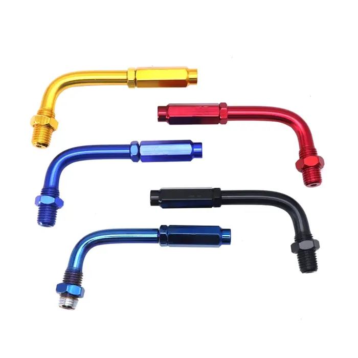 ZSDTRP CNC aluminium 90 degrés ajusteur de câble d'accélérateur M10 vis de câble d'accélérateur régl
