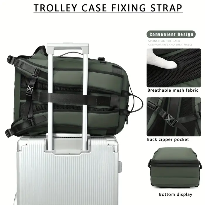 Nouveau sac à dos d'expansion de grande capacité à compression sous vide, sac à dos de voyage, sac d