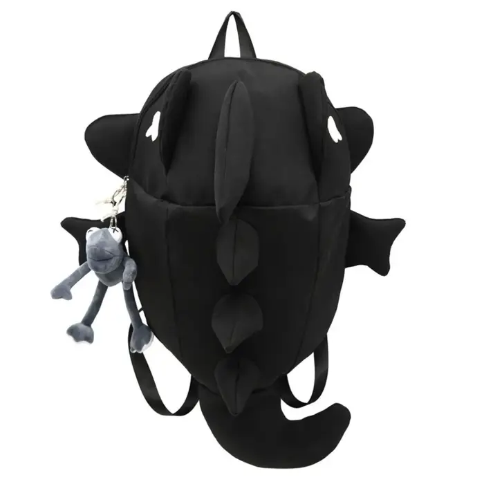 Sac à dos tendance imperméable motif requin, multi-poches, grande capacité, pour ordinateur portable