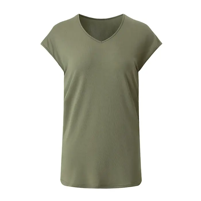 4/1 pièce été automne femmes couleur unie basique polyvalent à manches courtes T-shirt sport décontr