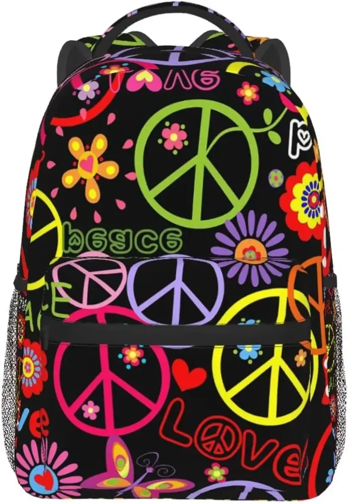 Sac à dos Hiphelicopter Peace avec plusieurs poches