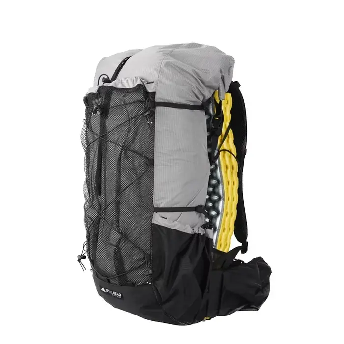 3F UL Gear Sac à dos de randonnée léger et étanche 40 + 16L Camping en plein air Voyage Escalade Trekking Sac à dos avec sangle réglable