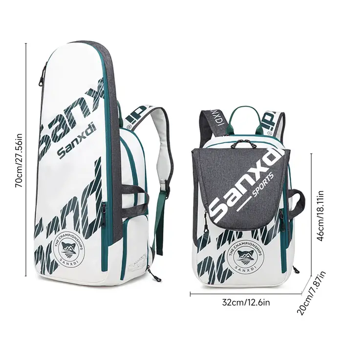 Sac à dos de badminton pour 3 raquettes