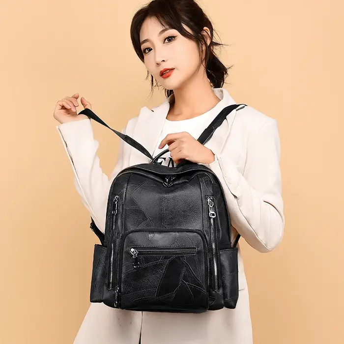Sac à dos en cuir de haute qualité pour femmes
