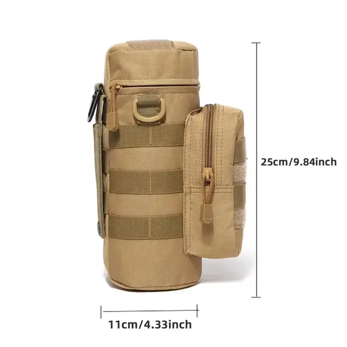Tactique Molle bouteille d'eau sac support de pochette voyage en plein air Camping randonnée cyclisme pêche chasse