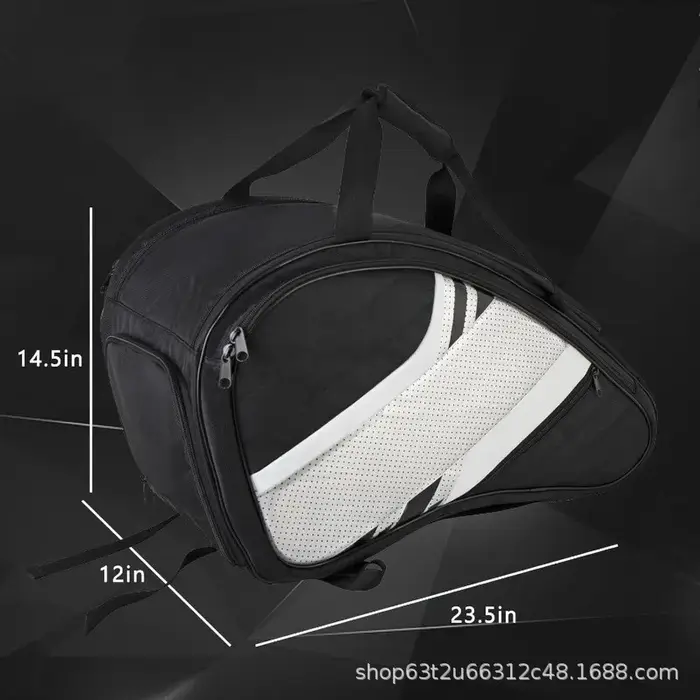 Sac à dos pour raquette de pickleball avec sac à balles
