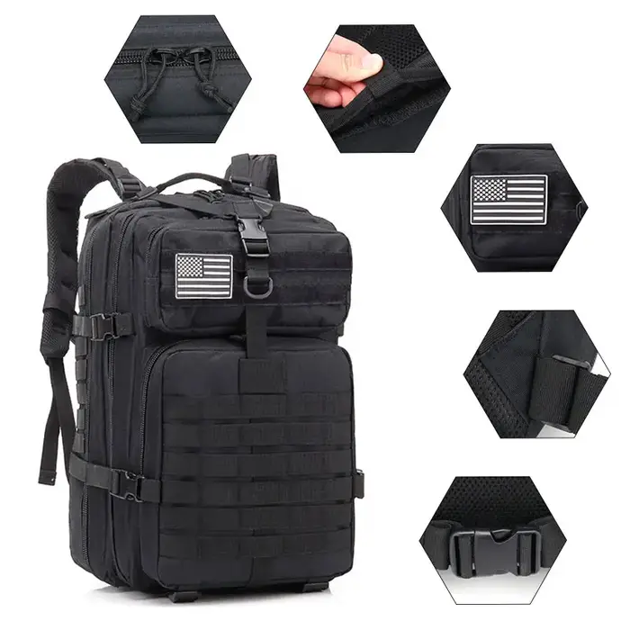 30/45L homme sacs à dos tactiques HkingTravel