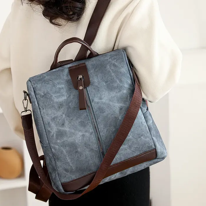 Mode Anti-vol sac à dos femme haute qualité en cuir sac à dos femmes sacs à bandoulière concepteur dames léger voyage sac à dos