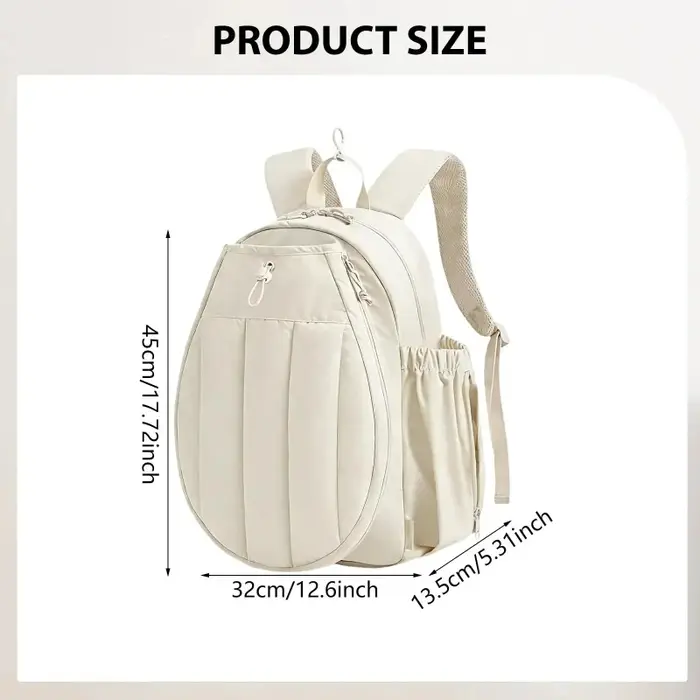 Sac à dos de tennis 20L grande capacité pour femmes