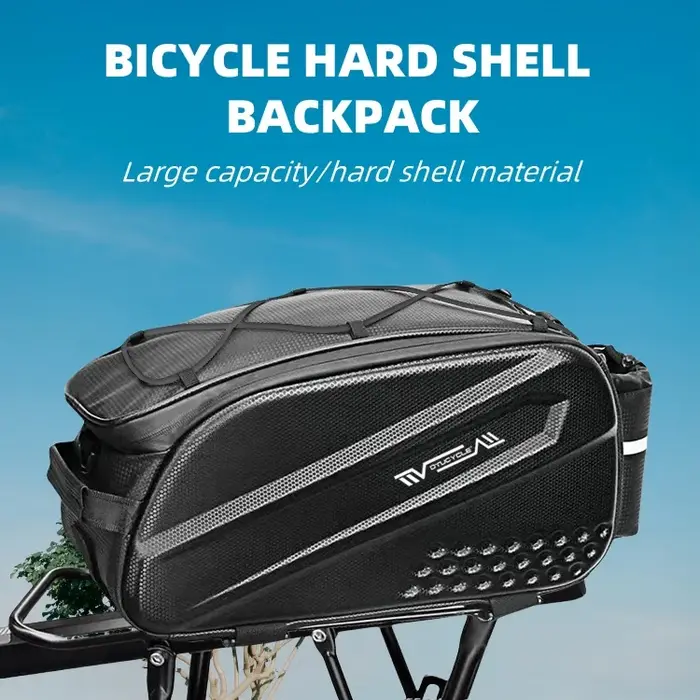 Sac de vélo, sac de siège arrière rigide, sacoche de VTT, accessoires de cyclisme Sac de siège arriè