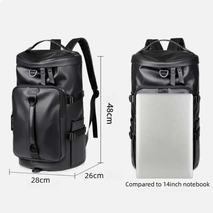 Sac à dos de sport noir pour hommes et femmes