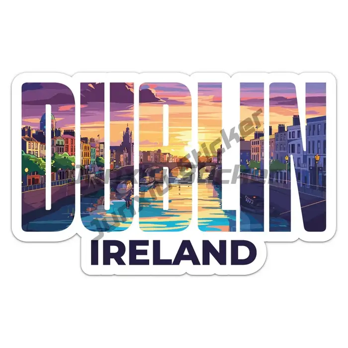 Autocollant de l'arrête de l'irlande