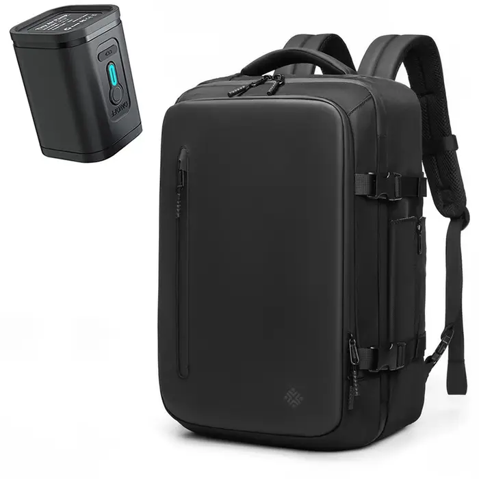 Voyage hommes compression sous vide sac à dos affaires 16 pouces sac à dos pour ordinateur portable étanche école