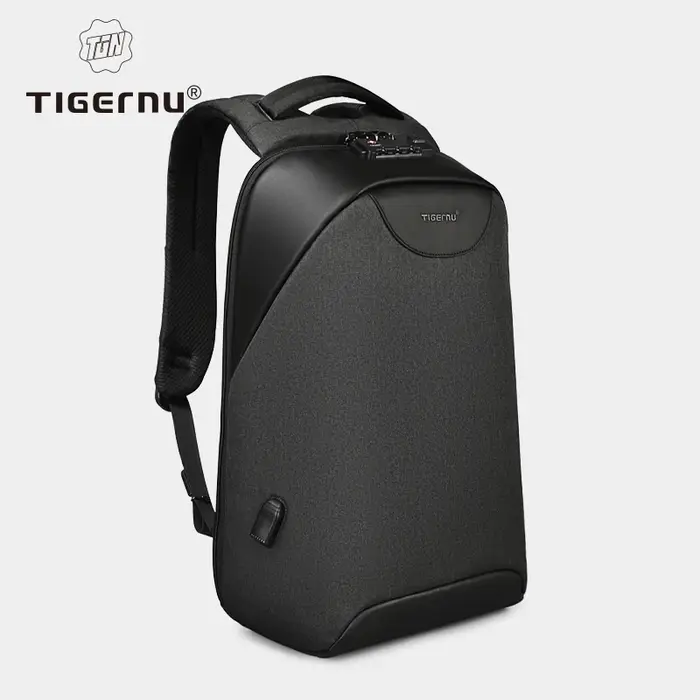 Tigernu sacs à dos antivol pour hommes pour femmes sans clé TSA serrure sac à dos 15.6 pouces sac à
