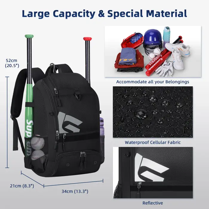 Sac à dos de Baseball de grande capacité
