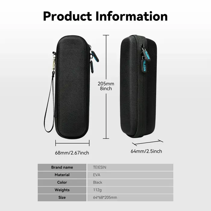 TELESIN Mini sac de protection pour DJI Pocket 4 Pocket 3