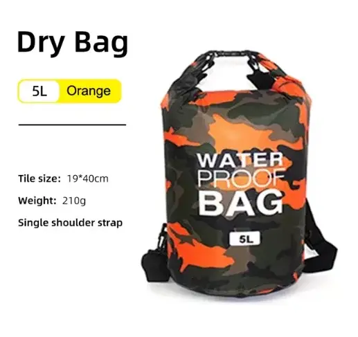 Sac sec étanche 10L 20L, sac de rangement, pochette pour natation Trekking Rafting canotage kayak Ra